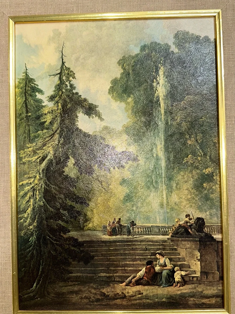 Pair (Set of 2 ) 1960's - 1970's Vintage - Turner Wall Art The Roman Garden